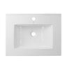 Umyvadlo EBS Slim 61 nábytkové, keramické, bílá, SLIM61