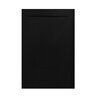 Sprchová vanička EBS Nilo 80x120, litá, negro, NILO12080NE