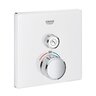 Baterie Grohe SmartControl sprchová podomítková termostatická, bez tělesa, s 1 ventilem, bílá, 29153LS0