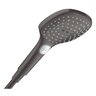Ruční sprcha Hansgrohe Raindance Select E 3 jet, černý chrom kartáčovaný, 26520340